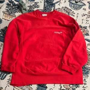 Champion Reverse Weave Wisconsin Crewneck